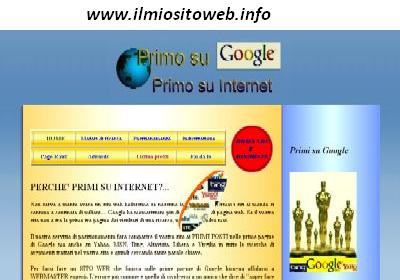 www.ilmiositoweb.info -
WEBMASTER primo su Google - specialista SEO crea siti web ai primi posti su internet